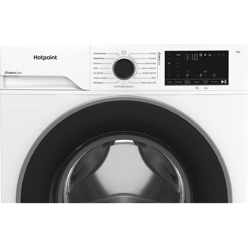 Hotpoint-Lavabiancheria-A-libera-installazione-HB-93-CARE-IT-Bianco-Carica-frontale-A-Control-panel