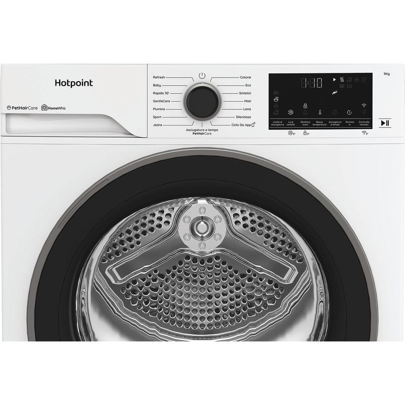 Hotpoint-Asciugabiancheria-HPT-95D-BS-IT-Bianco-Control-panel
