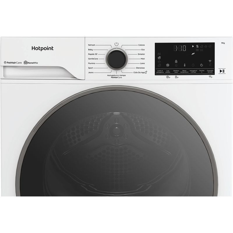 Hotpoint-Asciugabiancheria-HPT-96D-BS-IT-Bianco-Control-panel
