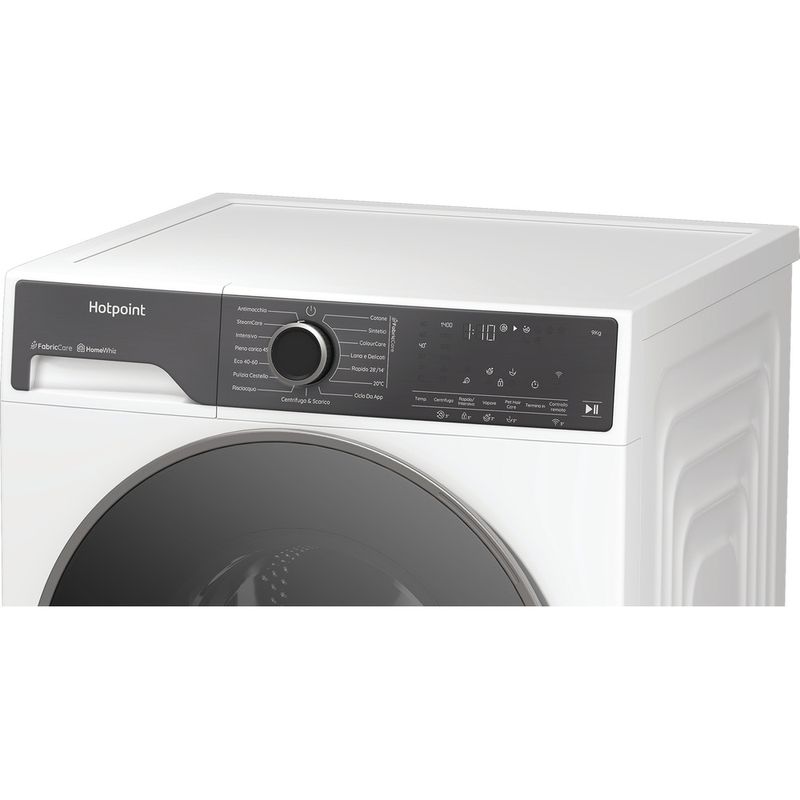 Hotpoint Lavabiancheria A libera installazione HP 96 CARE IT Bianco Carica frontale A Lifestyle control panel