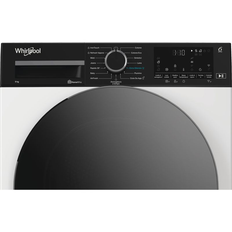 Whirlpool-Asciugabiancheria-C-WD-96M-WBS-IT-Bianco-Control-panel