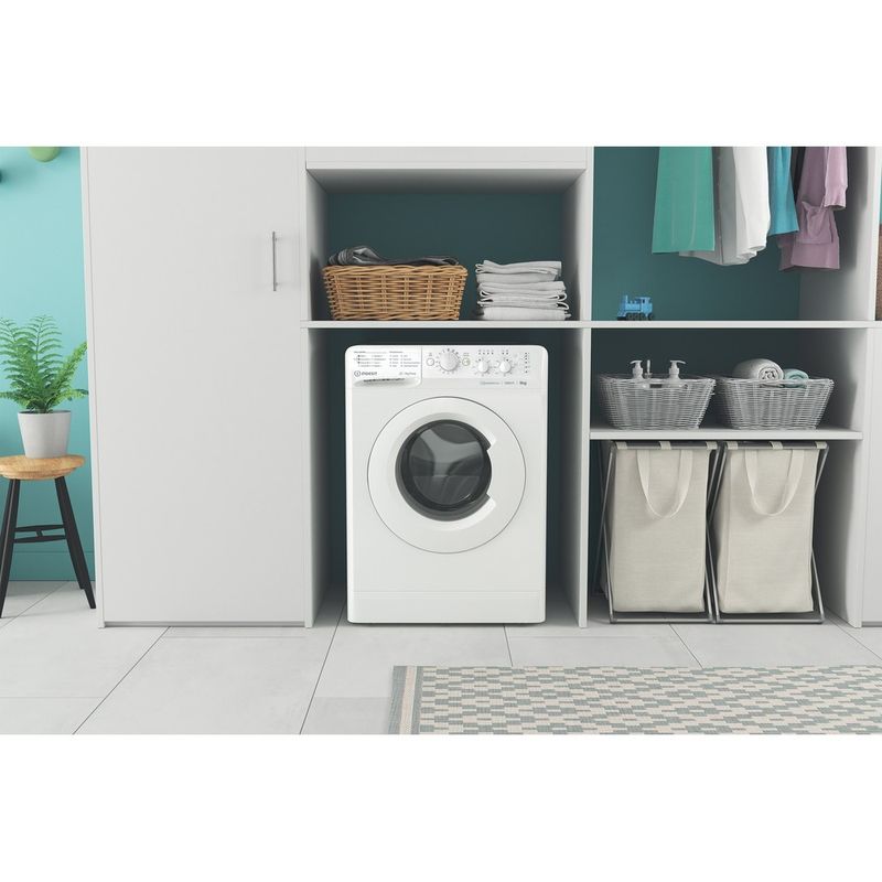 Indesit-Lavabiancheria-A-libera-installazione-MTWC-91296-W-IT-Bianco-Carica-frontale-A-Lifestyle-frontal