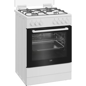 Beko Cucina con forno a doppia cavità FBE62011WC Bianco GAS Perspective