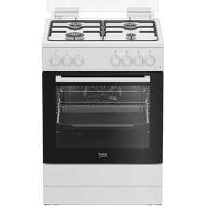 Beko Cucina con forno a doppia cavità FBE62011WC Bianco GAS Frontal
