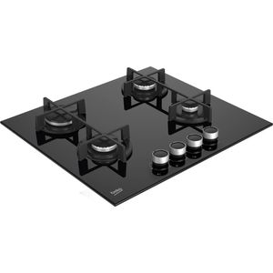 Beko Piano cottura HILG 64225 SB Nero GAS Perspective