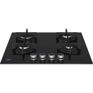 Beko Piano cottura HILG 64225 SB Nero GAS Frontal