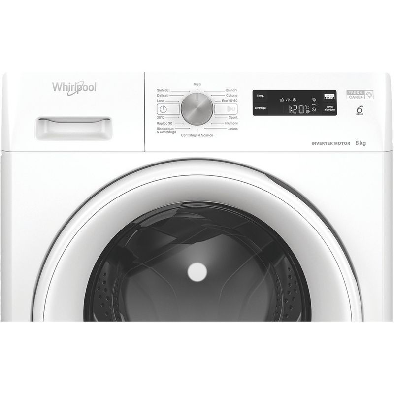 Whirlpool-Lavabiancheria-A-libera-installazione-FFS-P87-IT-Bianco-Carica-frontale-A-Control-panel