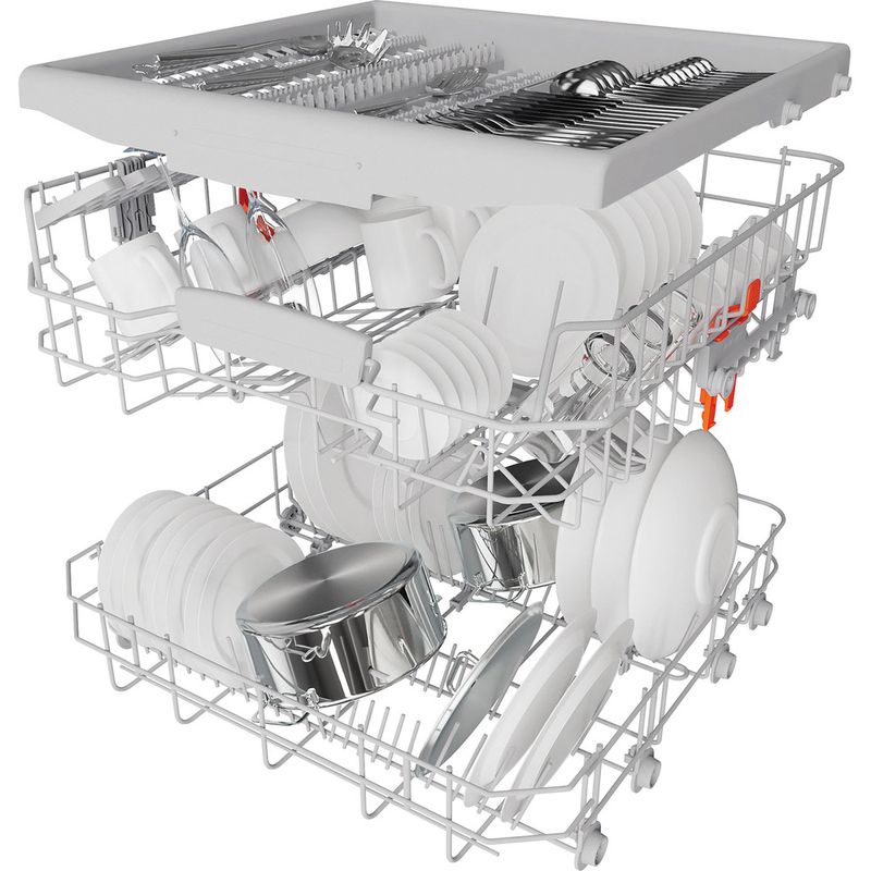 Hotpoint_Ariston Lavastoviglie Da incasso HA4IFD14B Totalmente integrato D Rack