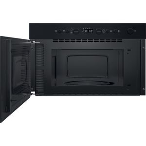 Indesit-Microonde-Da-incasso-IM-K12-B-Nero-Elettronico-22-Microonde---grill-750-Frontal-open