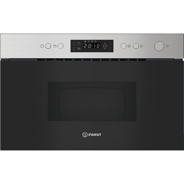 Indesit-Microonde-Da-incasso-IM-K12-X-Stainless-Steel-Elettronico-22-Microonde---grill-750-Frontal