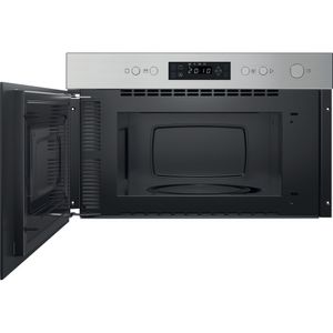 Indesit-Microonde-Da-incasso-IM-K12-X-Stainless-Steel-Elettronico-22-Microonde---grill-750-Frontal-open