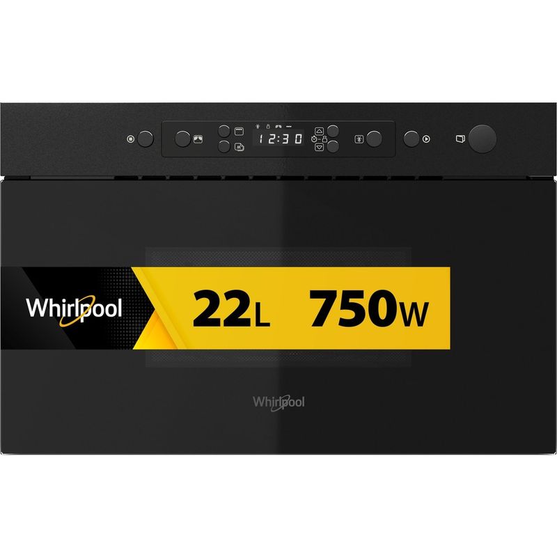 Whirlpool-Microonde-Da-incasso-MBNA920B-Nero-Elettronico-22-Microonde---grill-750-Frontal
