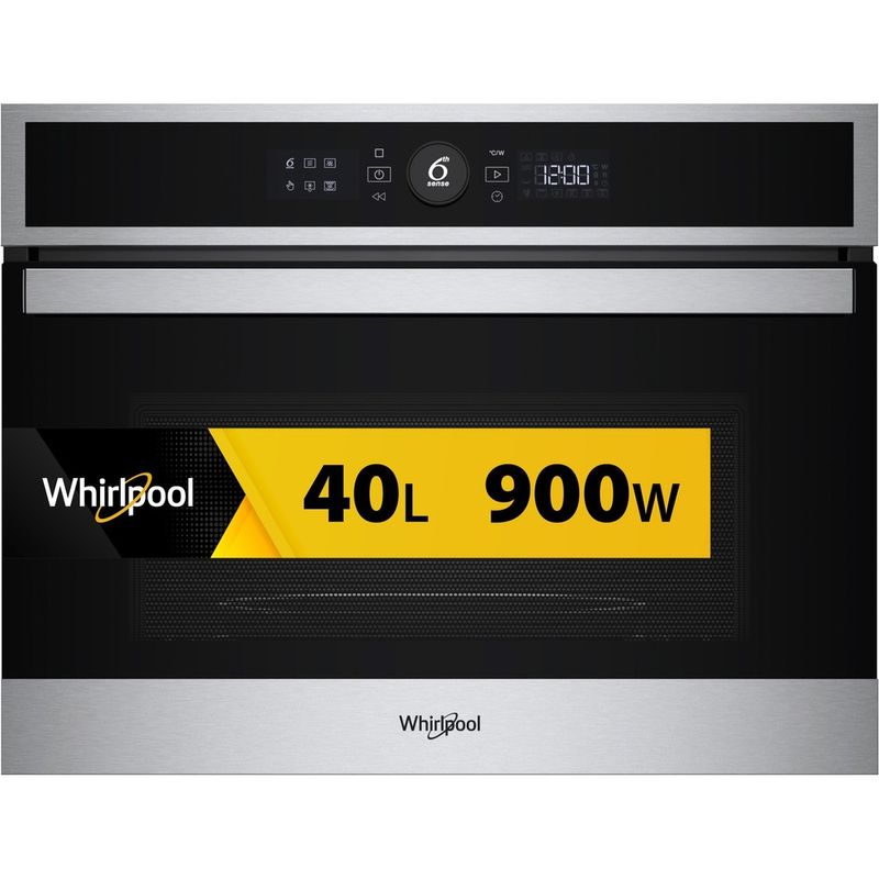 Whirlpool-Microonde-Da-incasso-WMW47HMXI-Stainless-Steel-Elettronico-40-Microonde-combinato-900-Frontal