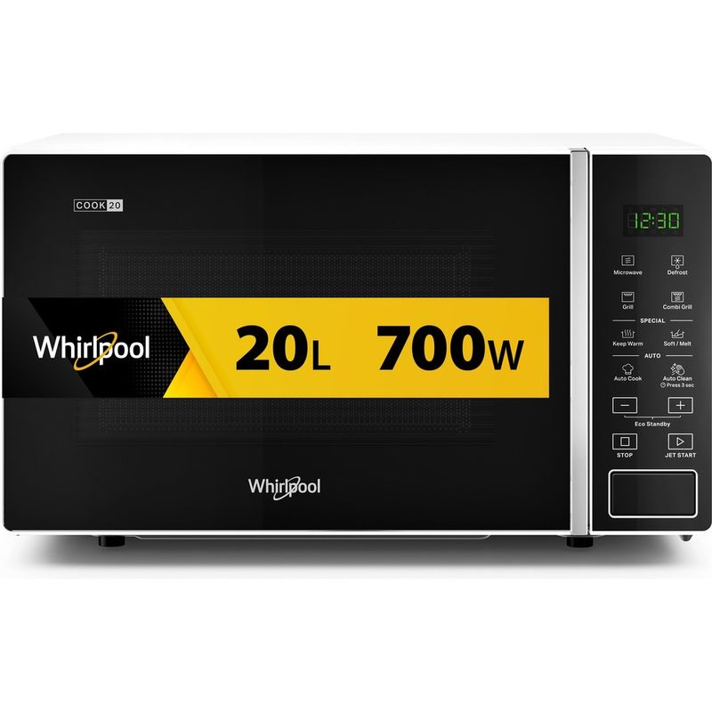 Whirlpool-Microonde-A-libera-installazione-MWP-203-W-Bianco-Elettronico-20-Microonde---grill-700-Frontal