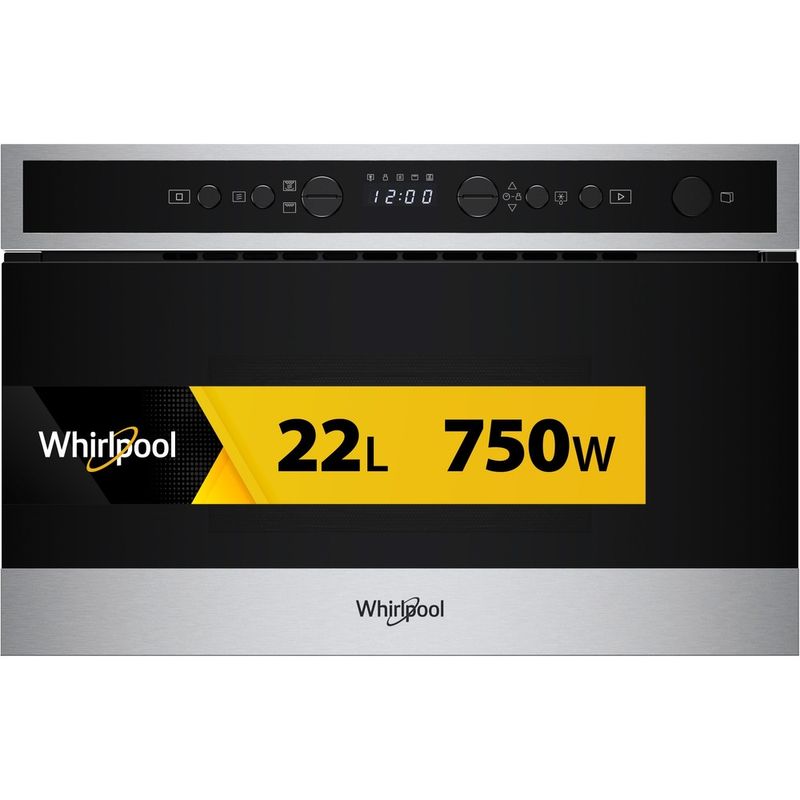 Whirlpool-Microonde-Da-incasso-WMN4I4BX-Stainless-Steel-Elettronico-22-Microonde---grill-750-Frontal