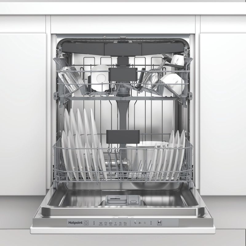 Hotpoint Lavastoviglie Da incasso HDI LYM D4S K Totalmente integrato D Lifestyle frontal open