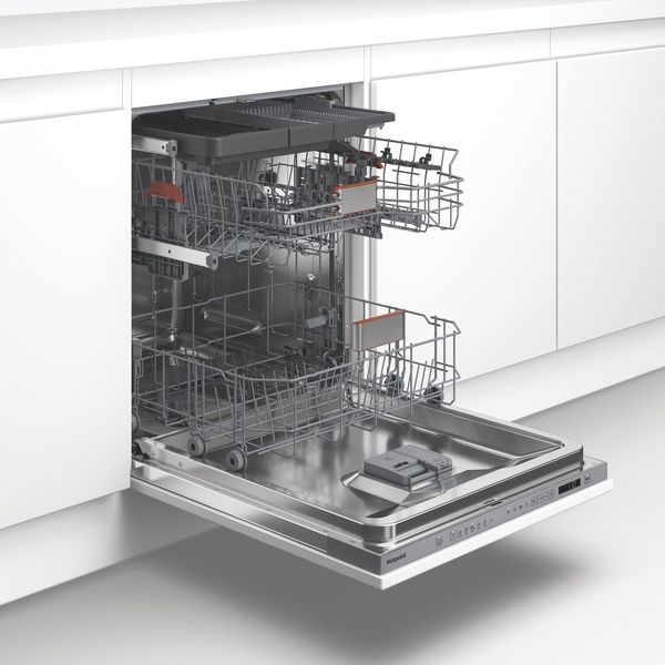 Hotpoint Lavastoviglie Da incasso HDI LYM C5 R Totalmente integrato C Perspective open