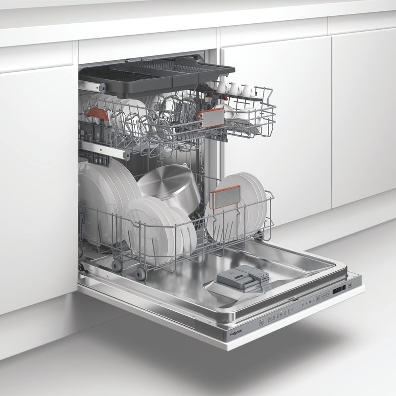 Hotpoint Lavastoviglie Da incasso HDI LYM A5 R Totalmente integrato A Lifestyle perspective open