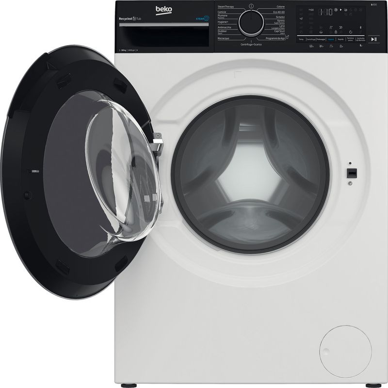 Beko-Lavabiancheria-A-libera-installazione-AMBT3104S-Bianco-Carica-frontale-A-Frontal-open