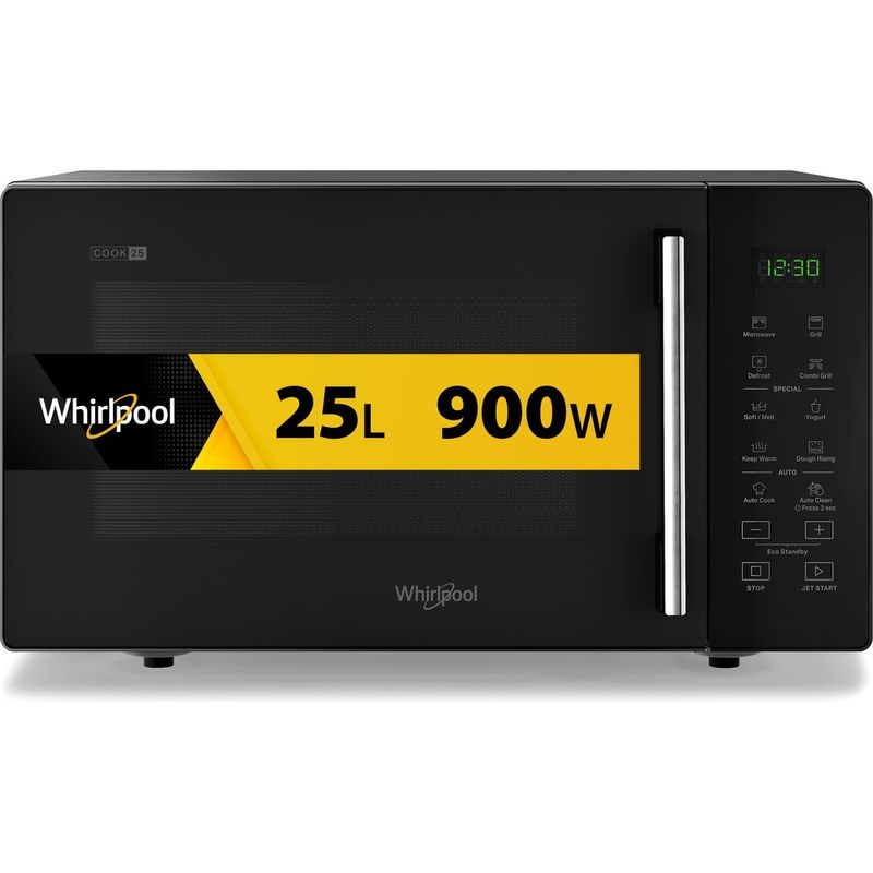Whirlpool-Microonde-A-libera-installazione-MWP-253-B-Nero-Elettronico-25-Microonde---grill-900-Frontal