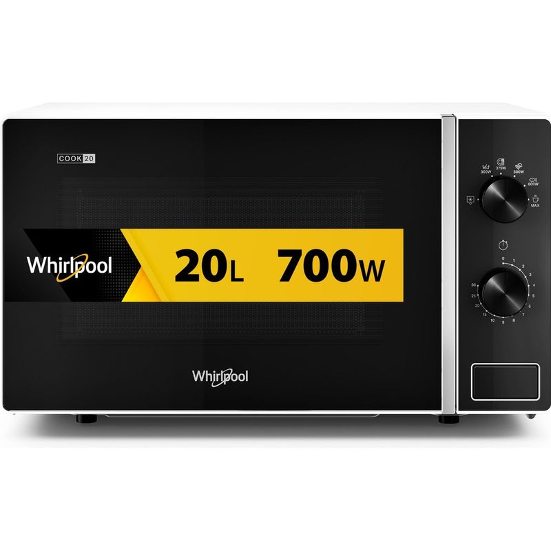 Whirlpool-Microonde-A-libera-installazione-MWP-101-W-Bianco-Meccanico-20-Solo-microonde-700-Frontal