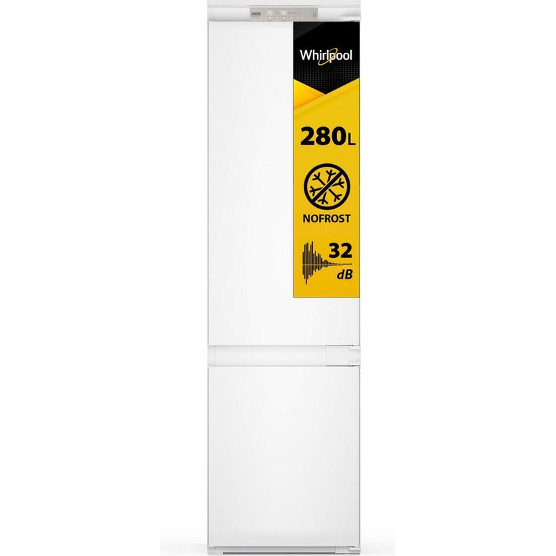 Whirlpool-Combinazione-Frigorifero-Congelatore-Da-incasso-WHC20-T593-P-Bianco-2-porte-Perspective-open