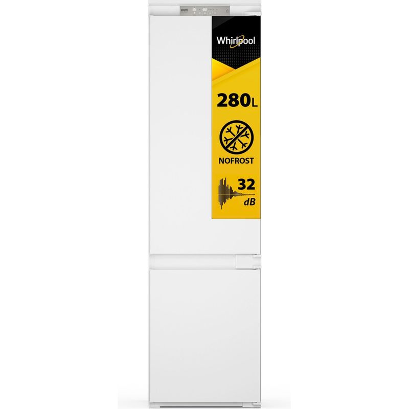 Whirlpool-Combinazione-Frigorifero-Congelatore-Da-incasso-WHC20-T573-Bianco-2-porte-Perspective-open