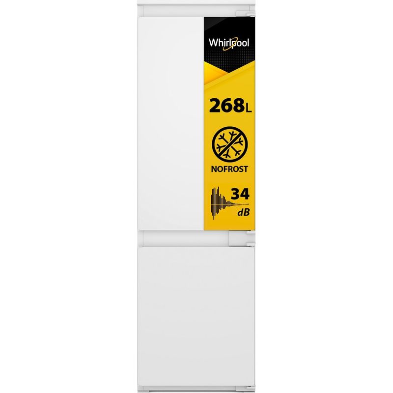 Whirlpool-Combinazione-Frigorifero-Congelatore-Da-incasso-WHC18D011B1-Bianco-2-porte-Perspective-open