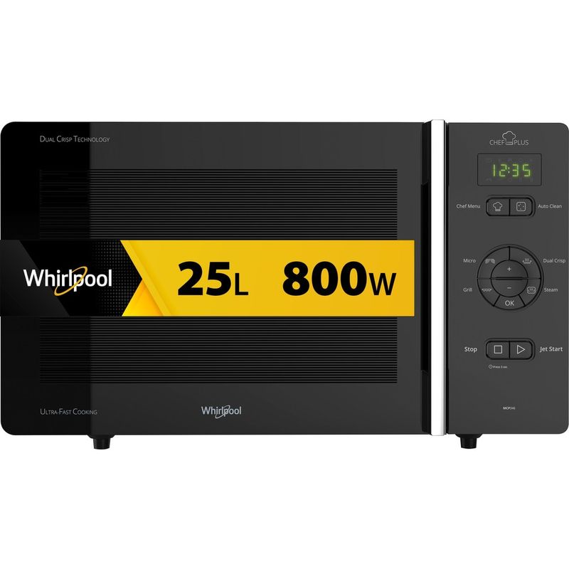 Whirlpool-Microonde-A-libera-installazione-MCP-346-SL-Argento-Elettronico-25-Microonde---grill-800-Frontal
