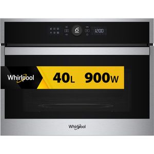 Whirlpool-Microonde-Da-incasso-WMW47HMX-Stainless-Steel-Elettronico-40-Microonde-combinato-900-Frontal