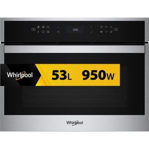 Whirlpool-Microonde-Da-incasso-WCW6O7HTSX-Stainless-Steel-Elettronico-53-Microonde-combinato-950-Frontal