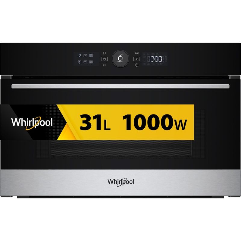 Whirlpool-Microonde-Da-incasso-WMD54MX-Stainless-Steel-Elettronico-31-Microonde---grill-1000-Frontal