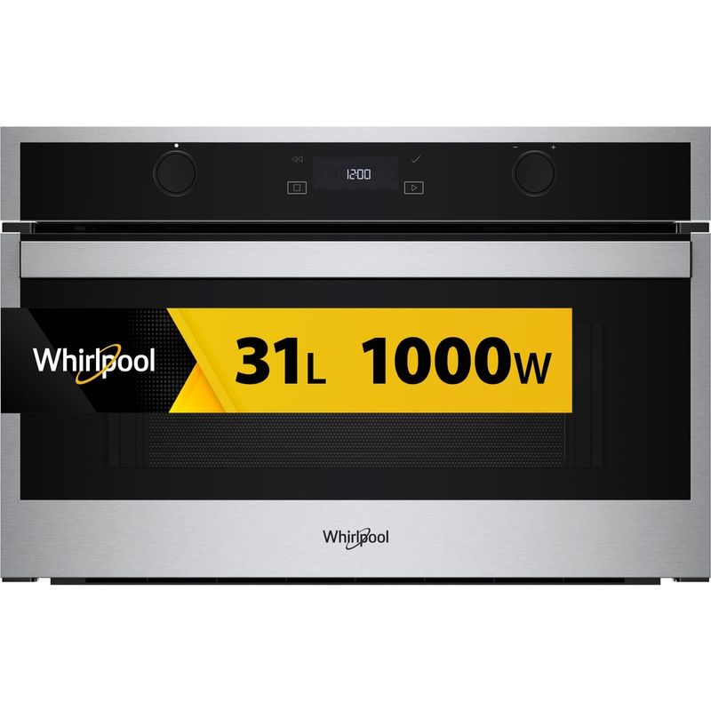 Whirlpool-Microonde-Da-incasso-WMD6O4UX-Stainless-Steel-Elettronico-31-Microonde---grill-1000-Frontal