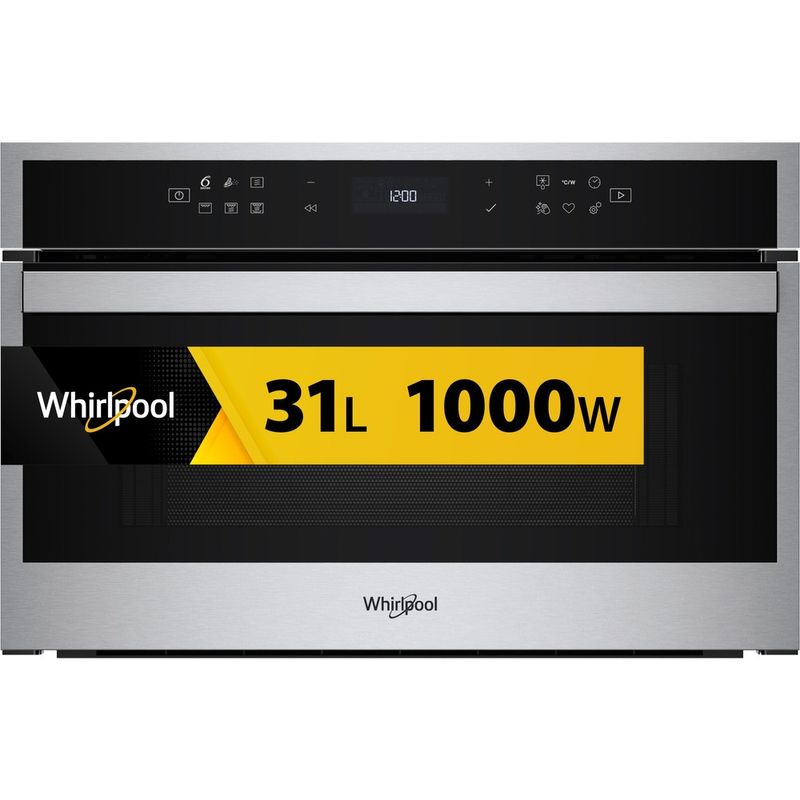Whirlpool-Microonde-Da-incasso-WMD6O4TX-Stainless-Steel-Elettronico-31-Microonde---grill-1000-Frontal