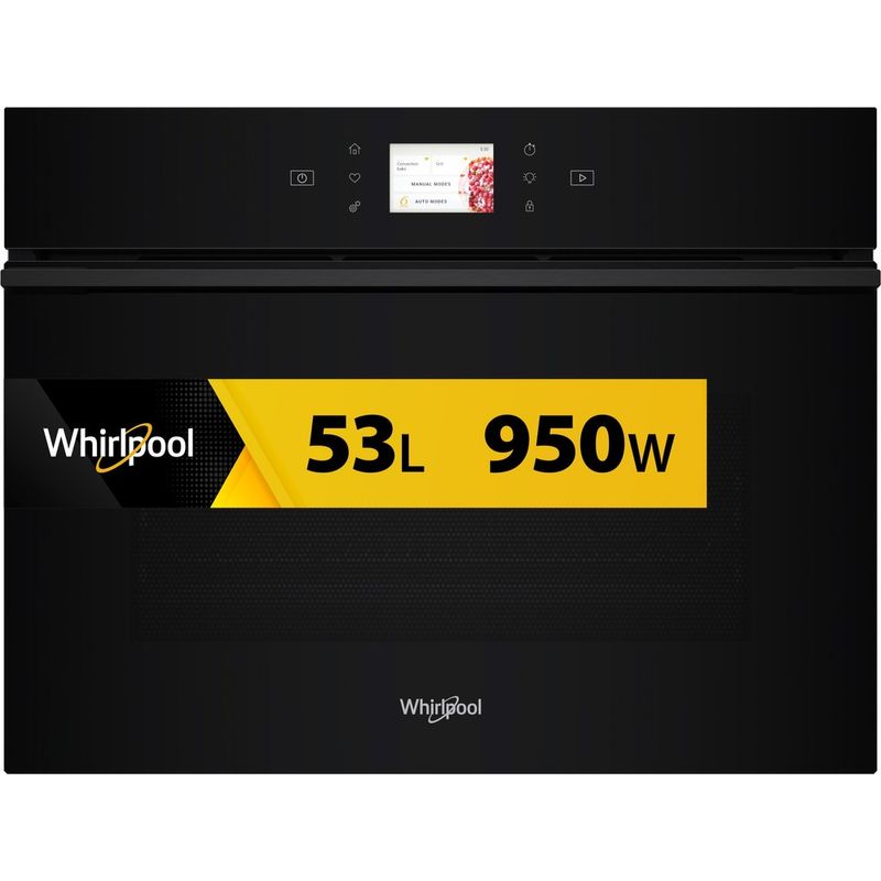 Whirlpool-Microonde-Da-incasso-WCW9O7PHTSB-Nero-Elettronico-53-Microonde-combinato-950-Frontal