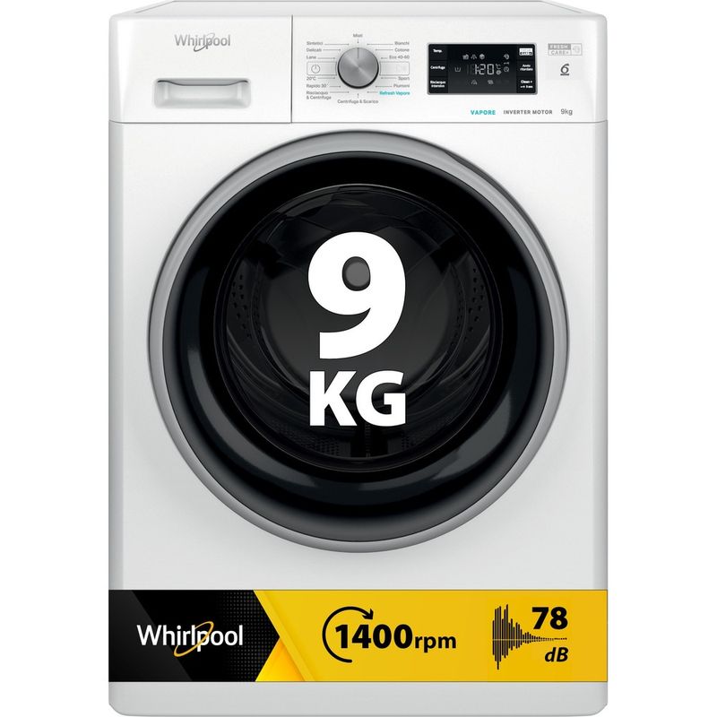 Whirlpool-Lavabiancheria-A-libera-installazione-FFB-948-EX-BSV-IT-Bianco-Carica-frontale-A-Perspective