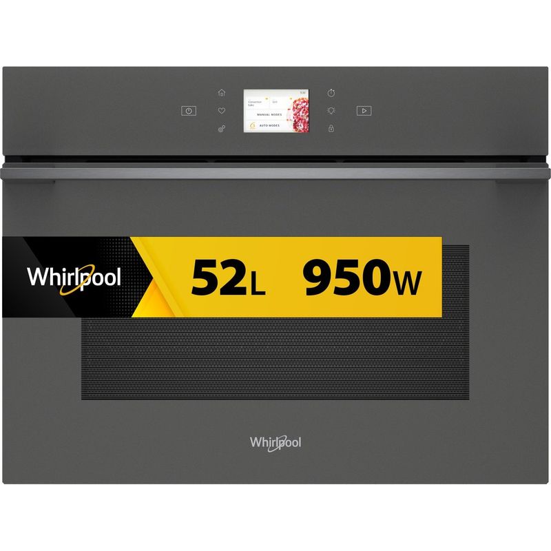 Whirlpool-Microonde-Da-incasso-WCW11O7FHTSSM-Stardust-grey-matte-Elettronico-53-Microonde-combinato-950-Frontal