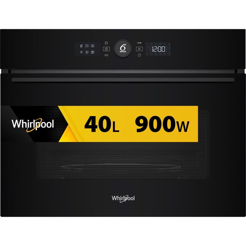 Whirlpool-Microonde-Da-incasso-WMW57DMB-Nero-Elettronico-40-Microonde-combinato-900-Frontal