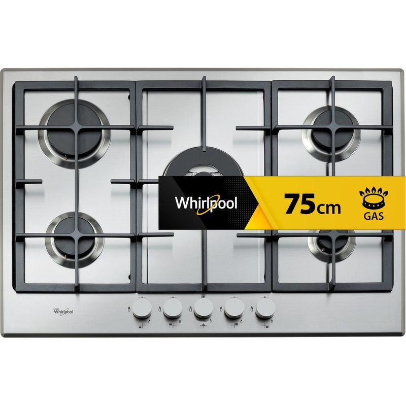 Whirlpool-Piano-cottura-GMA-7522-IX-Inox-GAS-Frontal