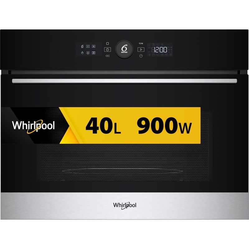 Whirlpool-Microonde-Da-incasso-WMW5WHMX-Stainless-Steel-Elettronico-40-Microonde-combinato-900-Frontal