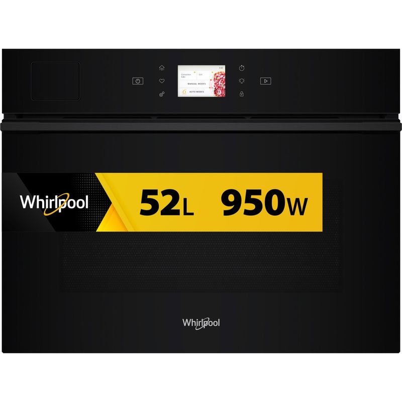 Whirlpool-Microonde-Da-incasso-WCT9A9PHTSB-Nero-Elettronico-53-Microonde-combinato-950-Frontal
