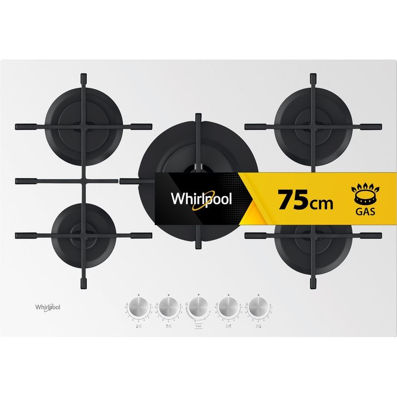 Whirlpool-Piano-cottura-GOWL-758-WH-Bianco-GAS-Frontal