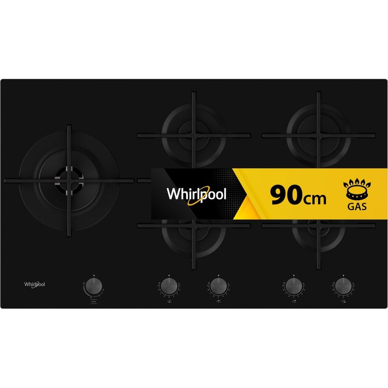 Whirlpool-Piano-cottura-GOWL-958-NB-Nero-GAS-Frontal