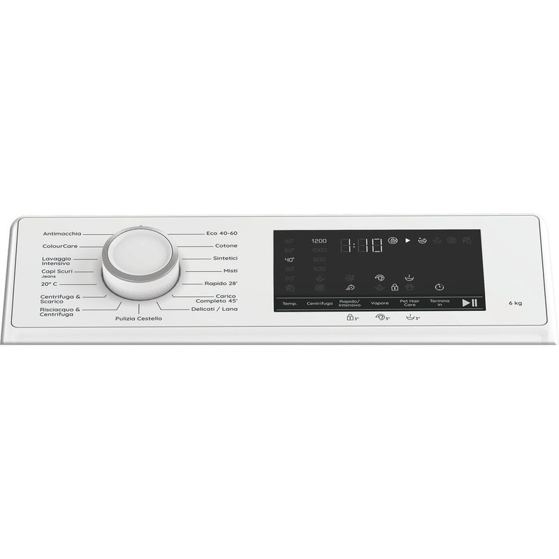 Hotpoint-Lavabiancheria-A-libera-installazione-HTLCARE-66W-IT-Bianco-Carica-dall-alto-A-Program