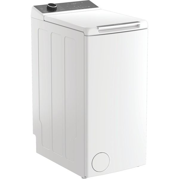 Hotpoint-Lavabiancheria-A-libera-installazione-HTLCARE-66S-IT-Bianco-Carica-dall-alto-A-Perspective