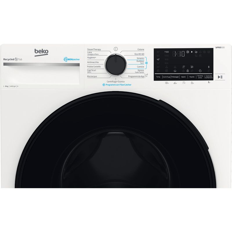Beko Lavabiancheria A libera installazione BWT594BF Bianco Carica frontale A Control panel