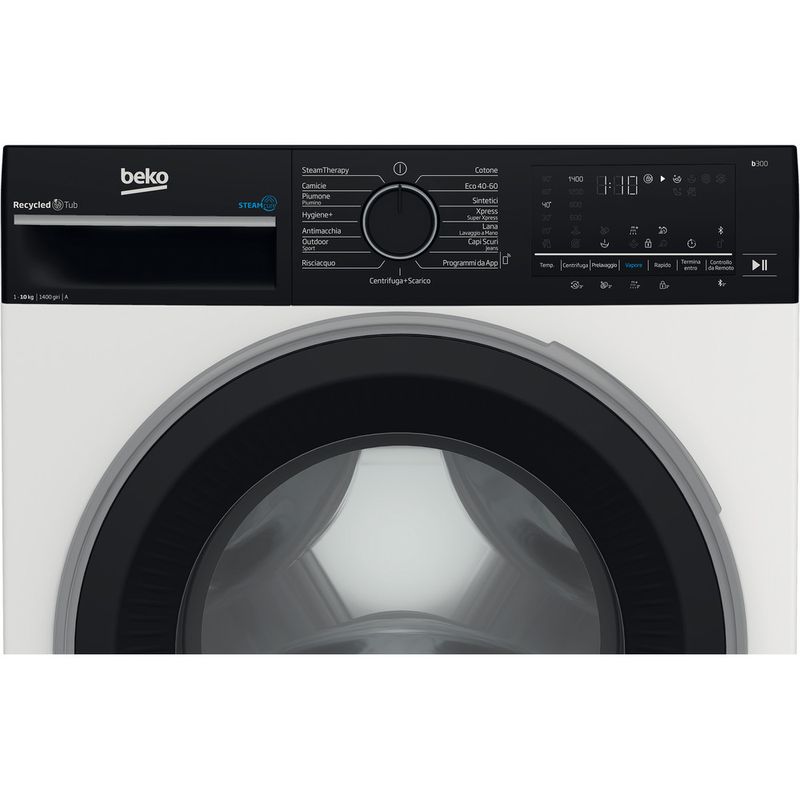 Beko Lavabiancheria A libera installazione AMBT3104S Bianco Carica frontale A Control panel