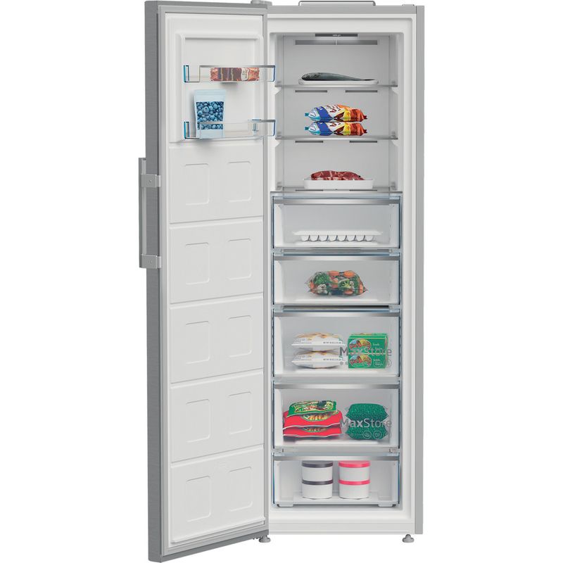 Beko Congelatore A libera installazione B5RMFNE314X New Silver – ARC 1035 Lifestyle frontal open