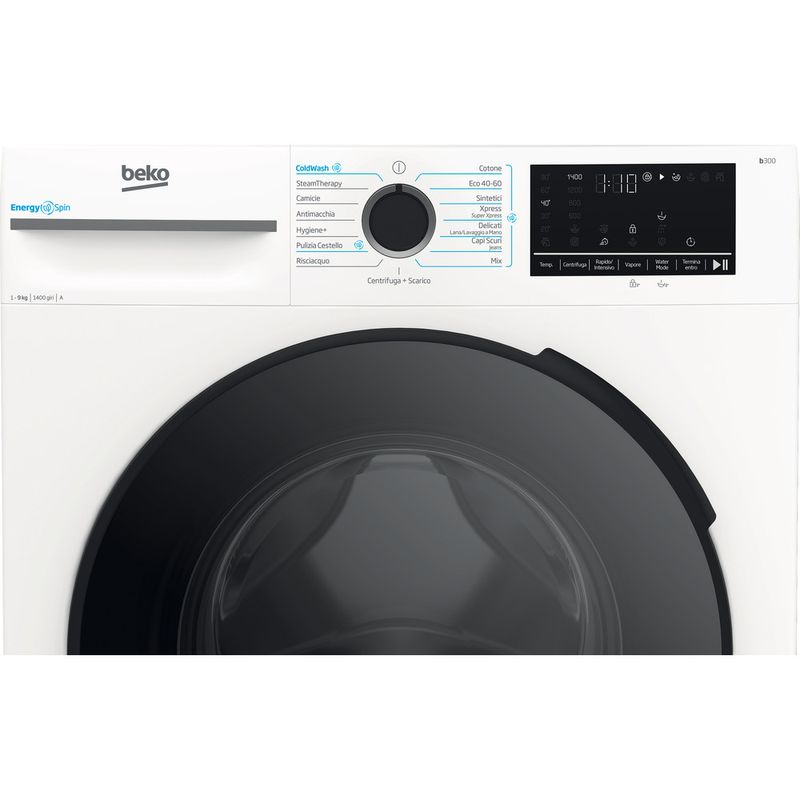 Beko Lavabiancheria A libera installazione BMURWU4941B Bianco Carica frontale A Control panel