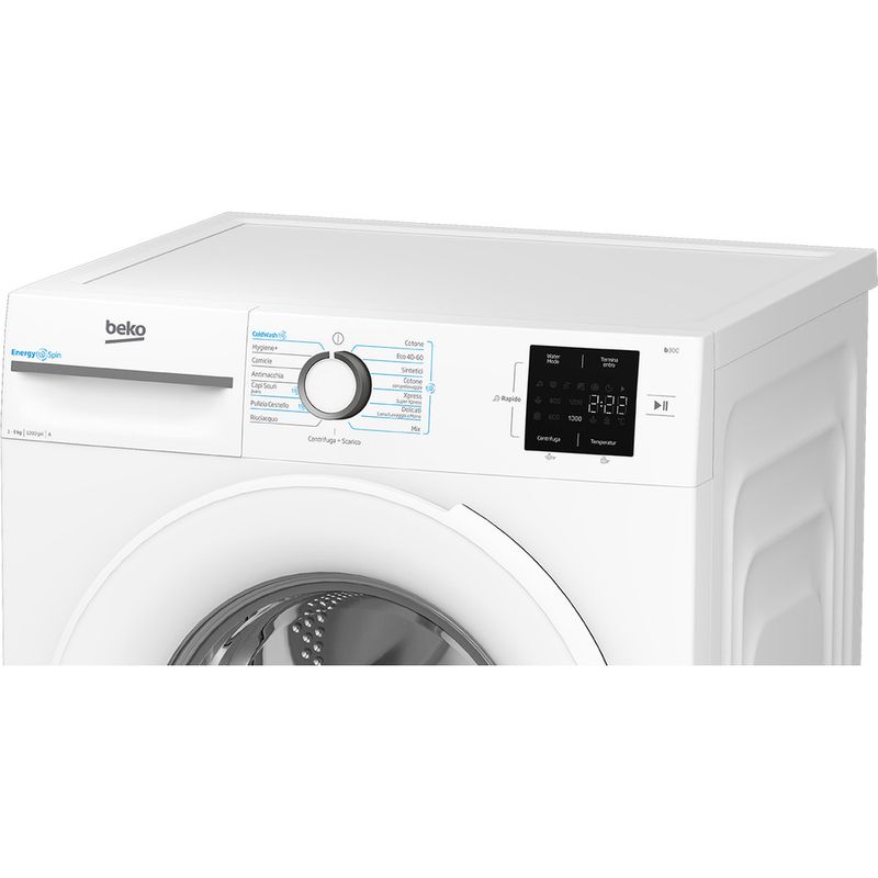 Beko Lavabiancheria A libera installazione BMWU3921W Bianco A Lifestyle control panel